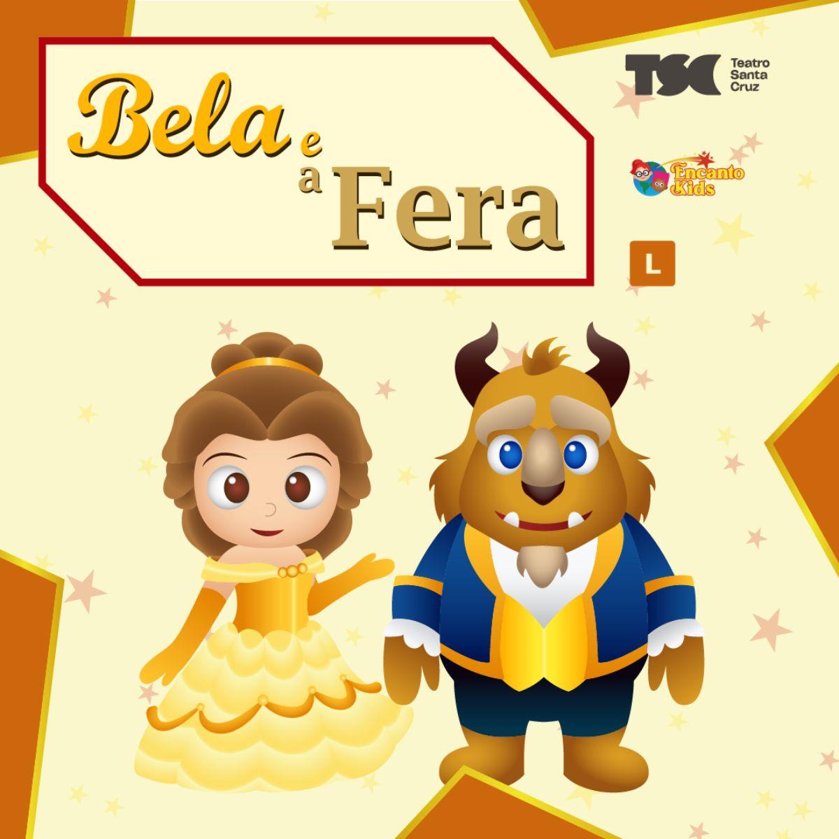 A Bela e a Fera no Teatro Santa Cruz