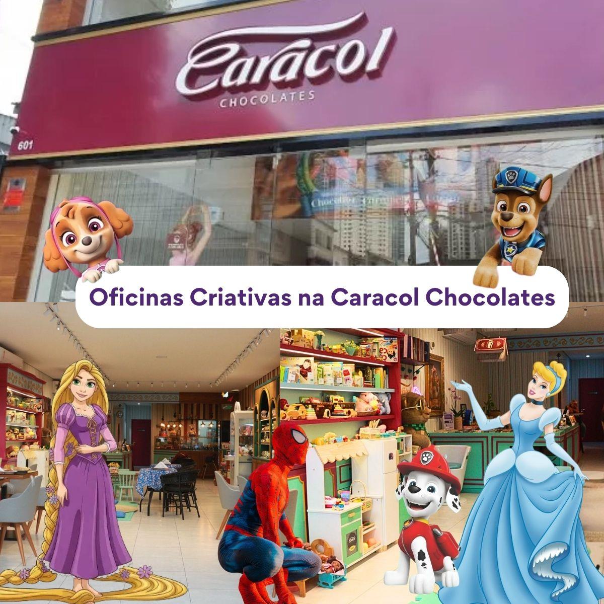 Oficinas Criativas na Caracol Chocolates