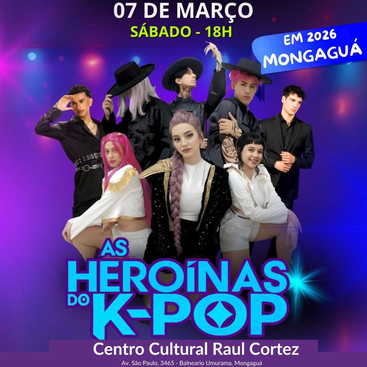 As Heroínas do K-POP em Mongaguá