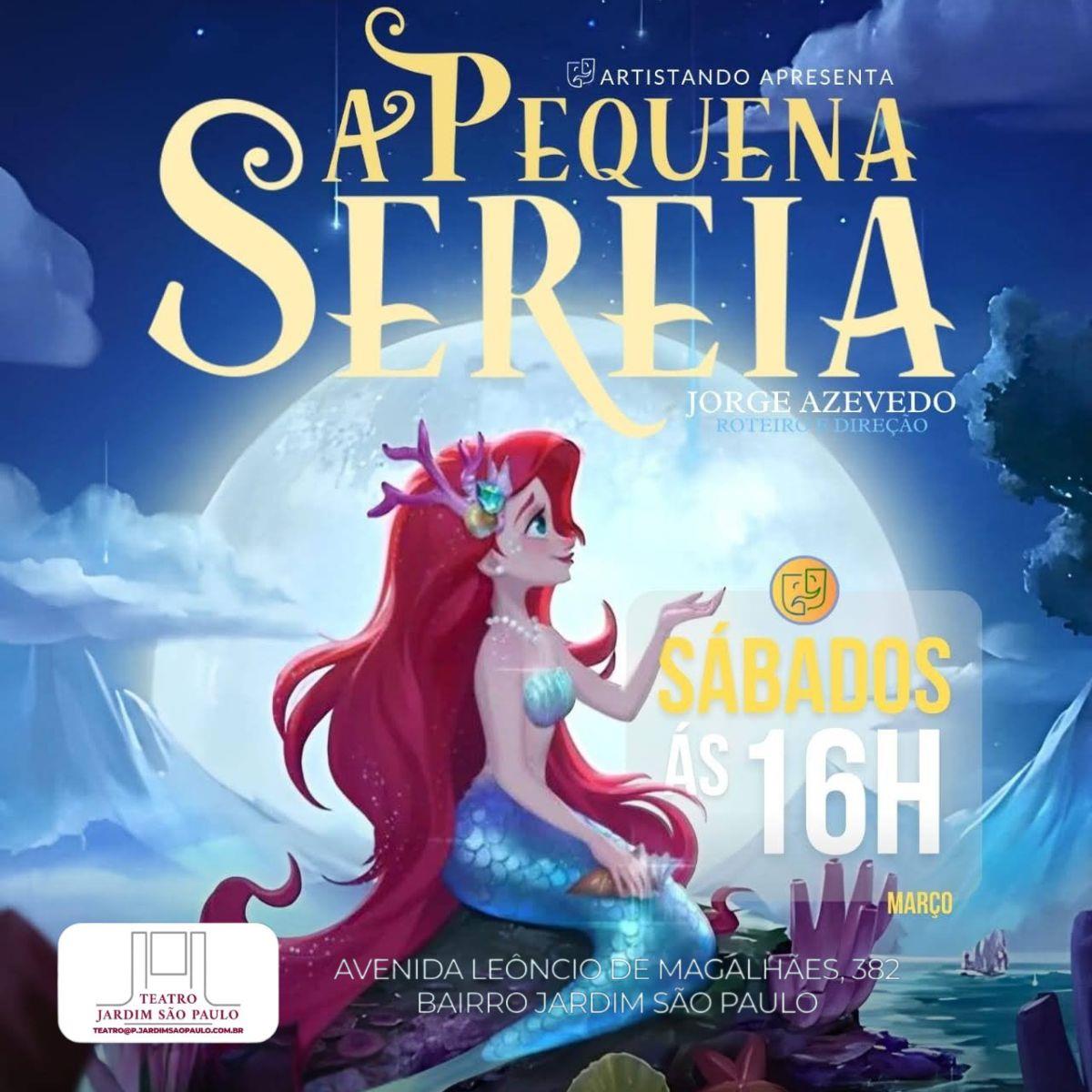 A Pequena Sereia no Teatro Jardim São Paulo