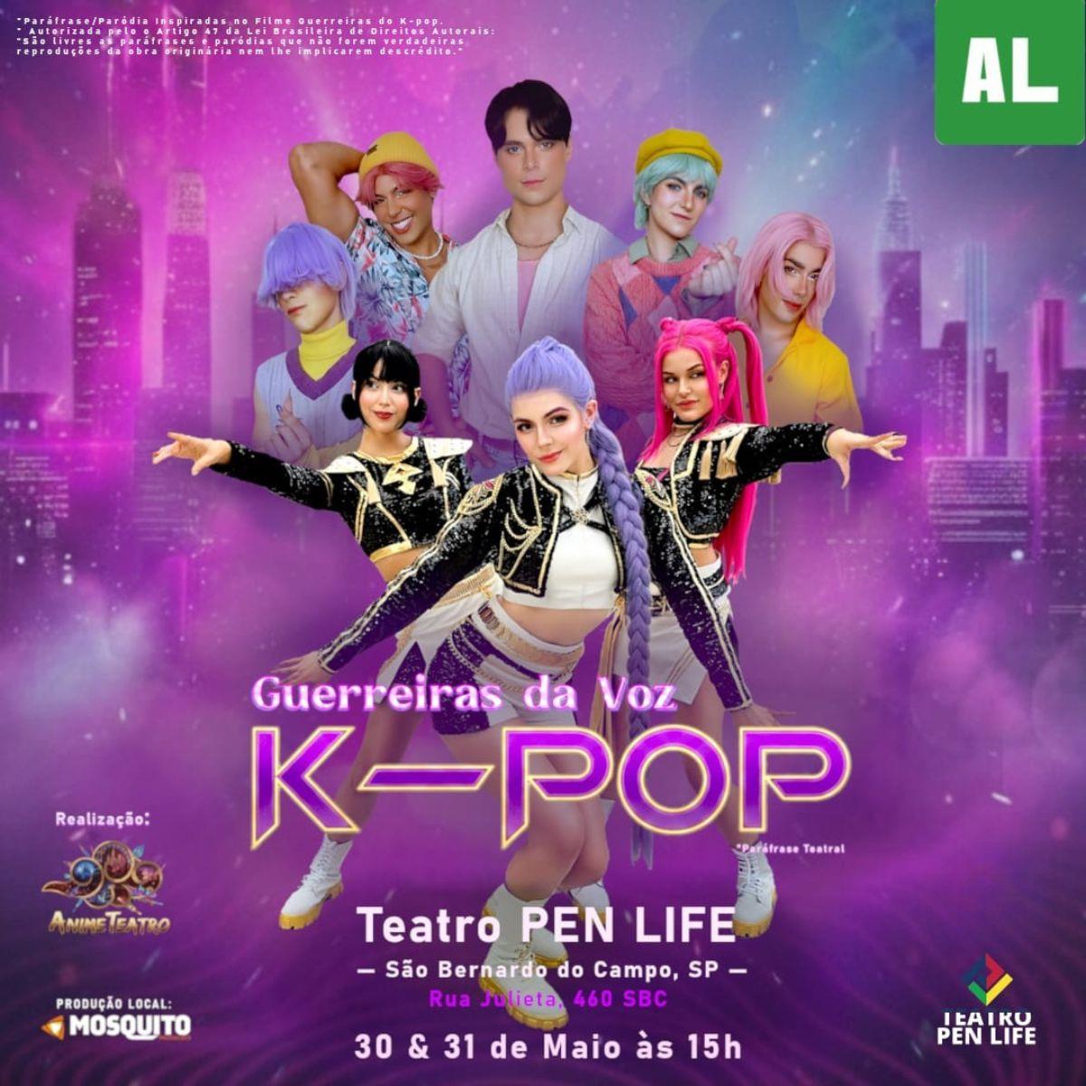 Guerreiras da Voz K-POP no Teatro PEN LIFE