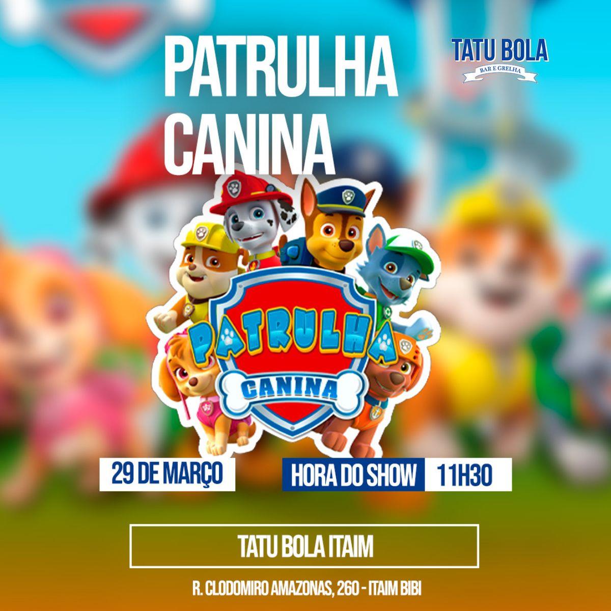 Show infantil com personagens no Tatu Bola Itaim