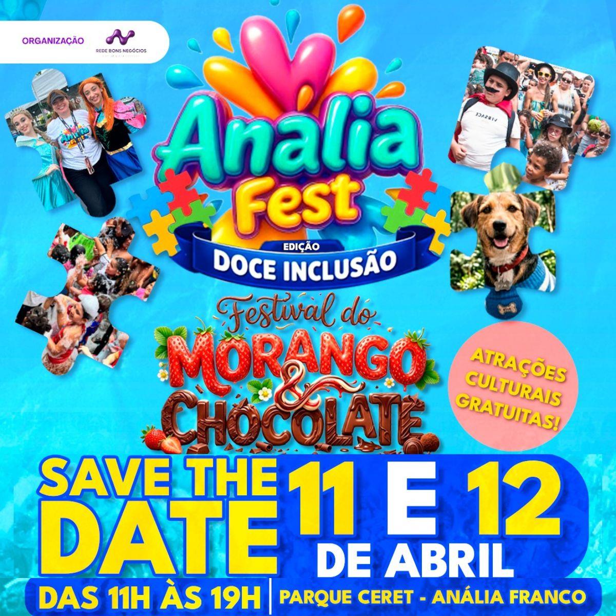 Anália Fest - Doce Inclusão & Festival do Morango e Chocolate