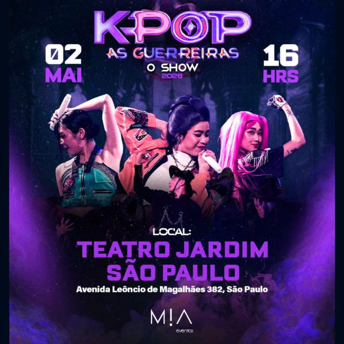 K-POP As Guerreiras - O Show no Teatro Jardim São Paulo