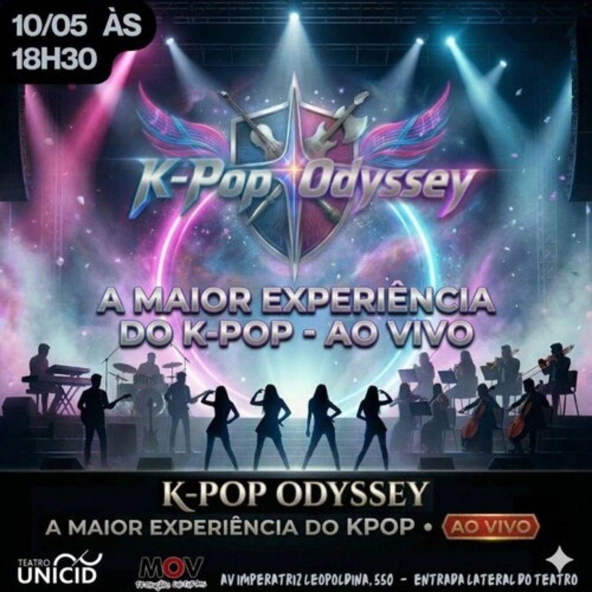 K-POP Odyssey - A Maior Experiência do K-POP, ao vivo no Teatro UNICID
