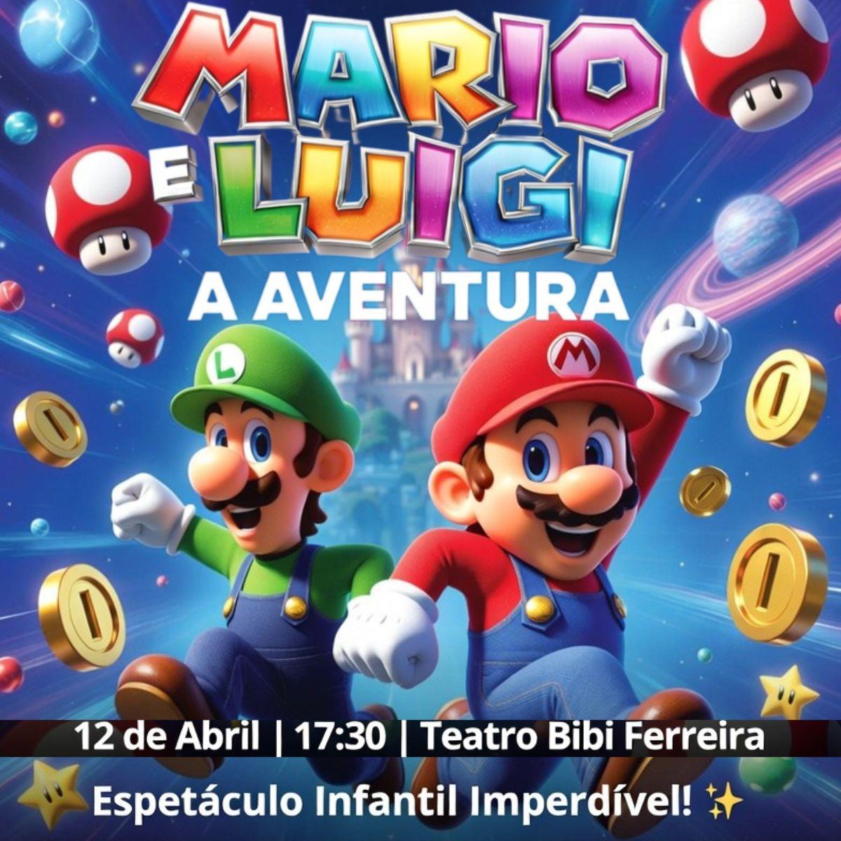 Mário e Luigi - A Aventura no Teatro Bibi Ferreira
