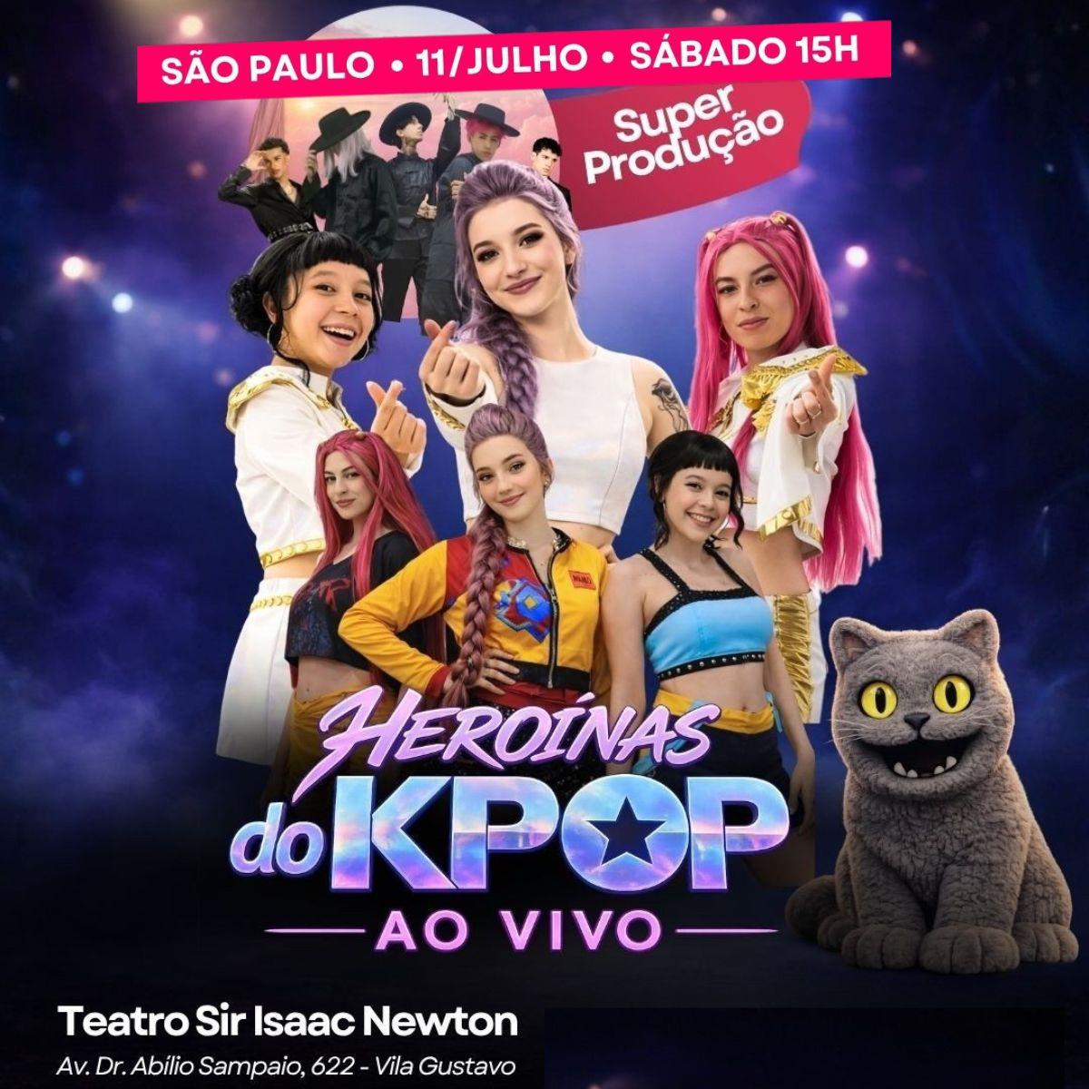As Heroínas do K-POP no Teatro Sir Isaac Newton