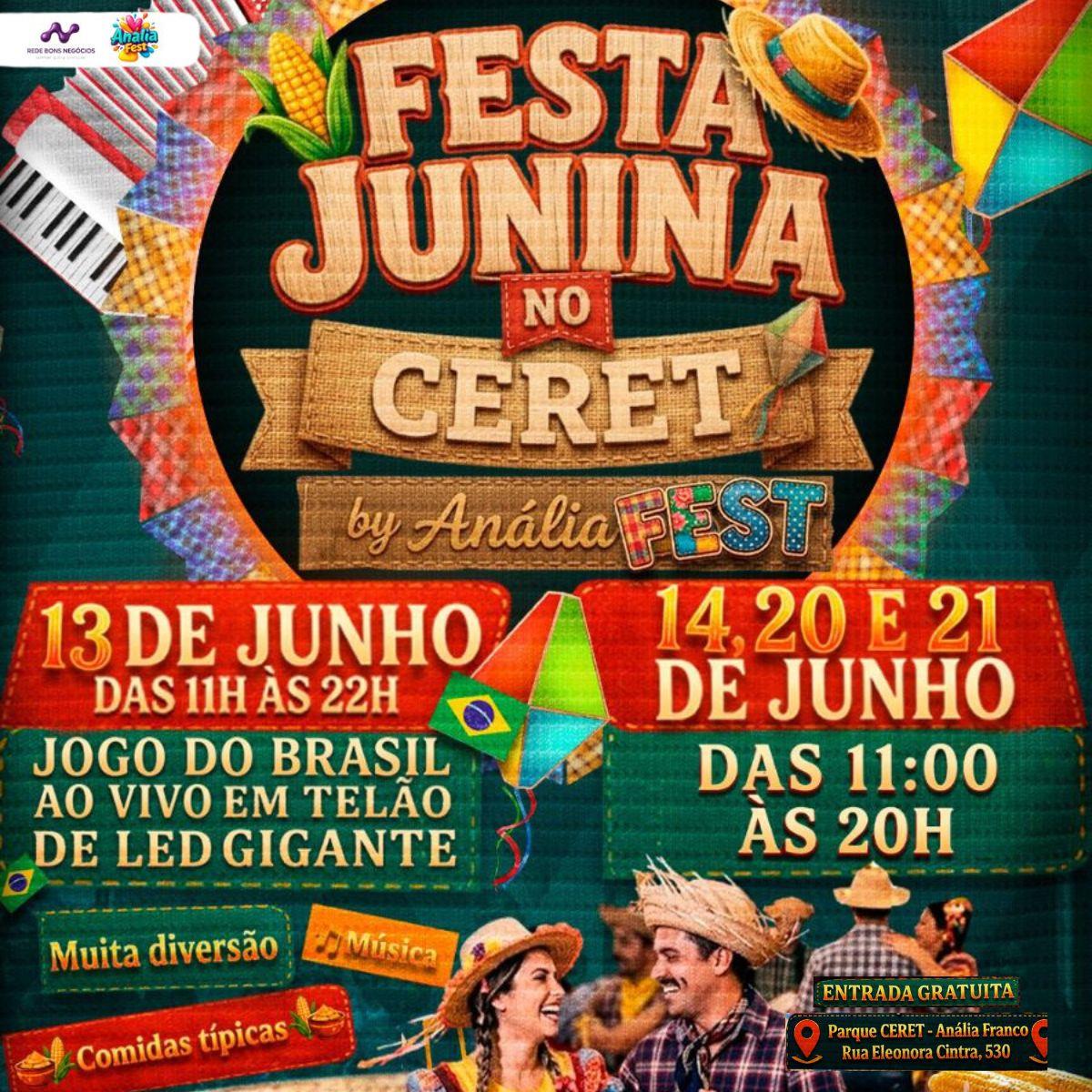 Anália Fest - Festa Junina no Parque Ceret