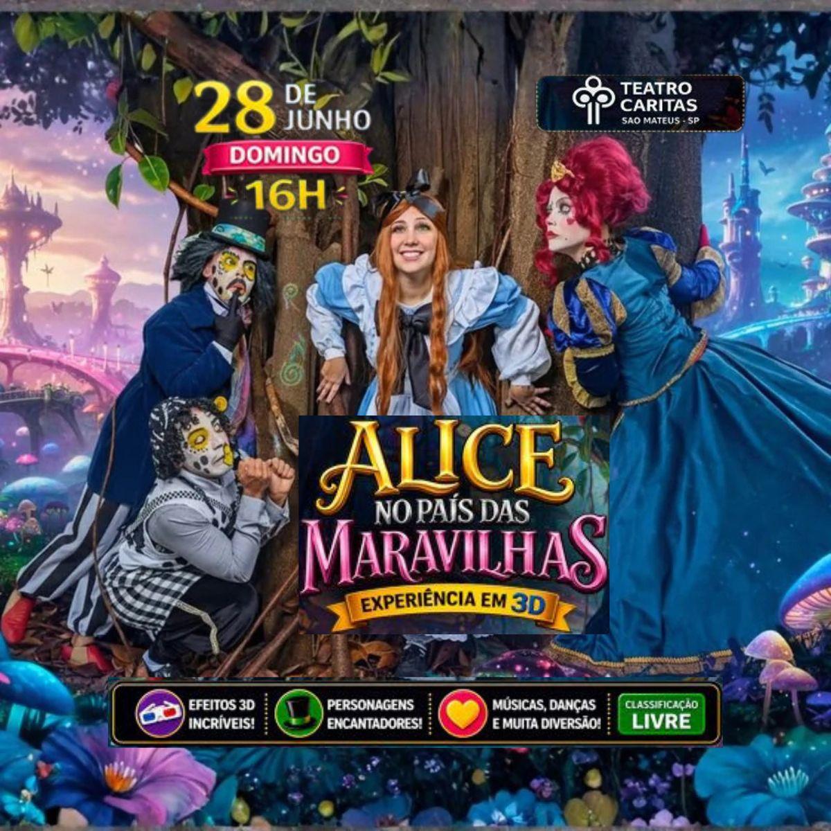 Alice no País das Maravilhas no Teatro Caritas