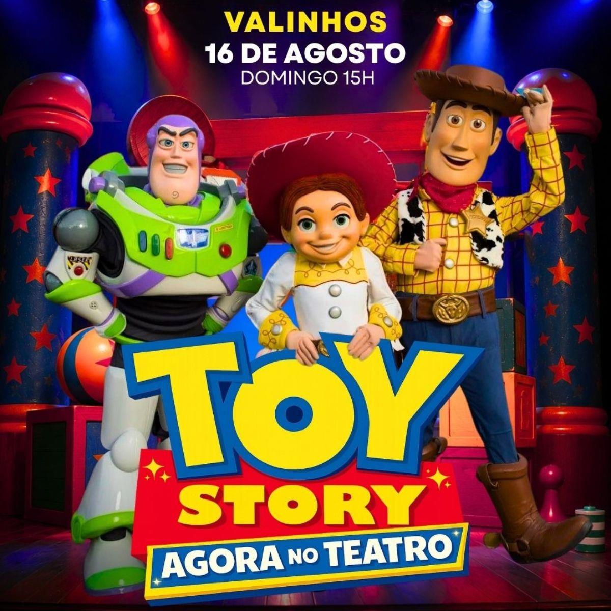 Toy Story no Teatro em Valinhos/SP