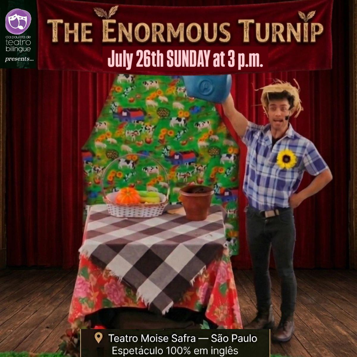 The Enormous Turnip no Teatro Moise Safra