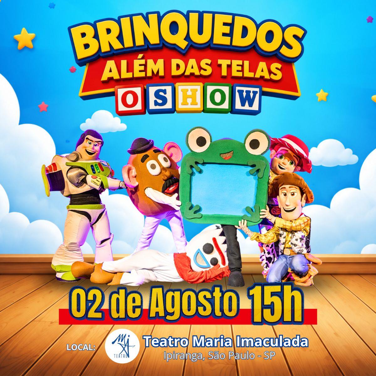 Brinquedos - Além das Telas: O Show no Teatro Maria Imaculada