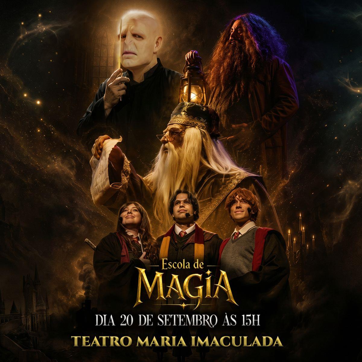 Escola de Magia - Show de Mágica no Teatro Maria Imaculada