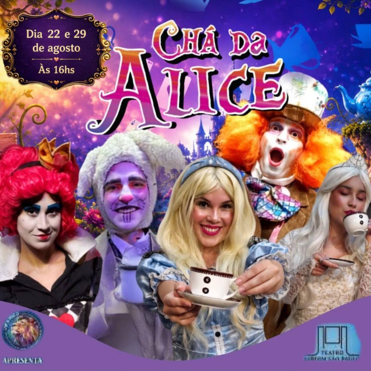 Chá da Alice no Teatro Jardim São Paulo