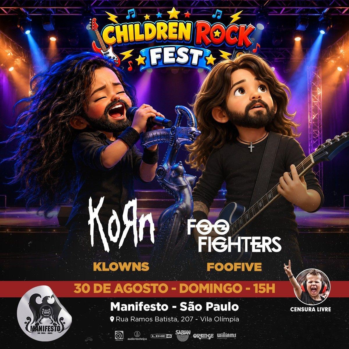 Children Rock Fest no Manifesto Bar