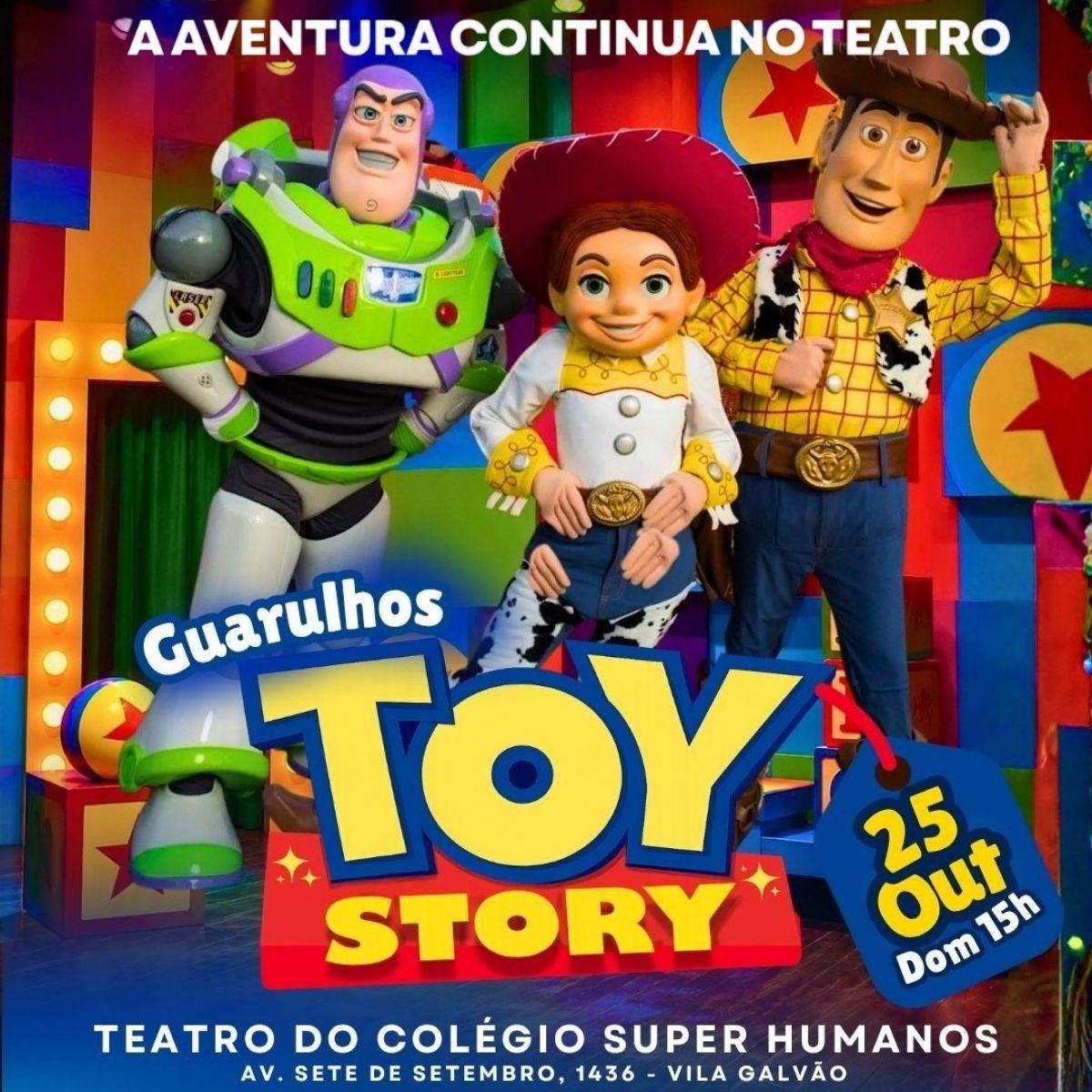 Toy Story no Teatro em Guarulhos/SP
