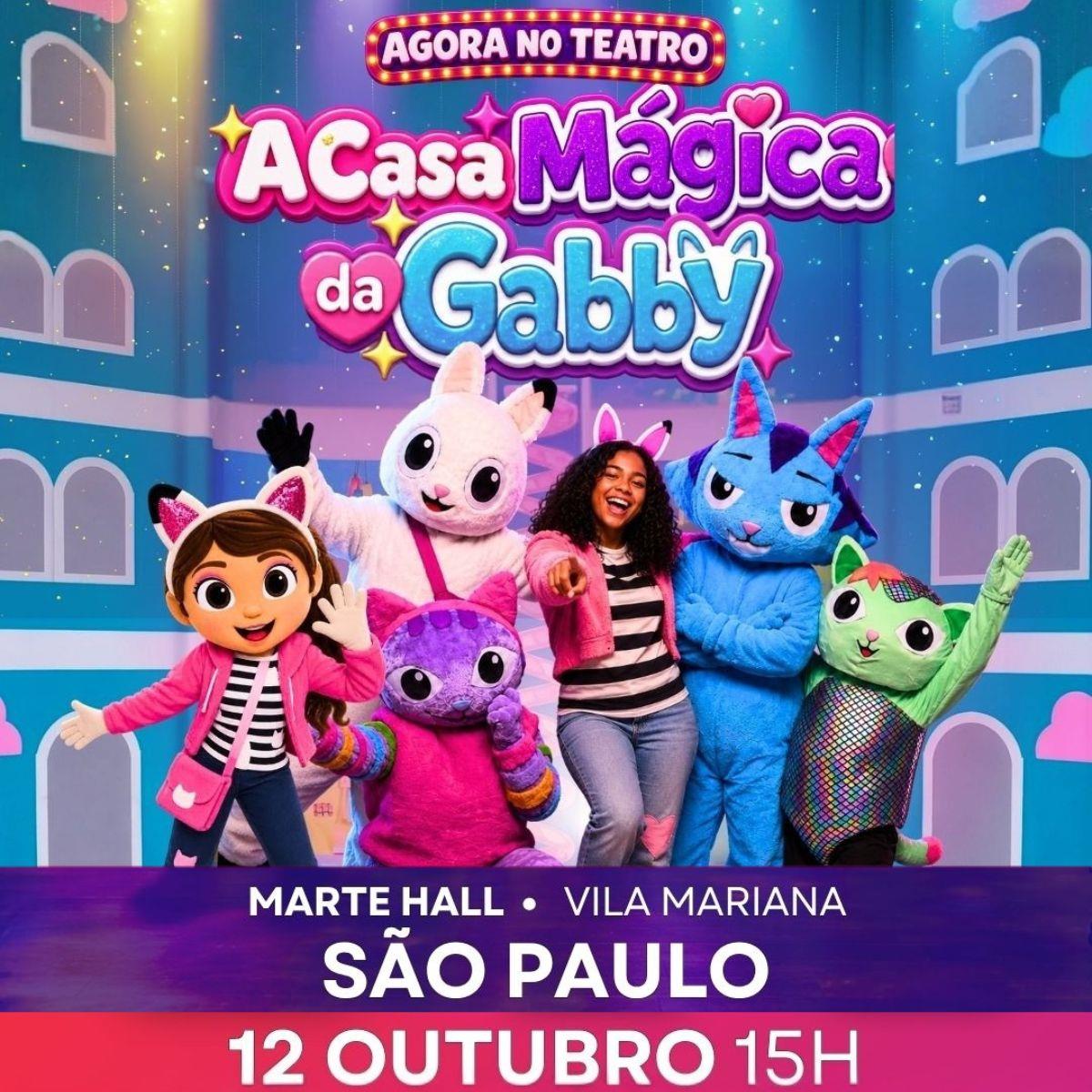 A Casa Mágica da Gabby no Marte Hall São Paulo
