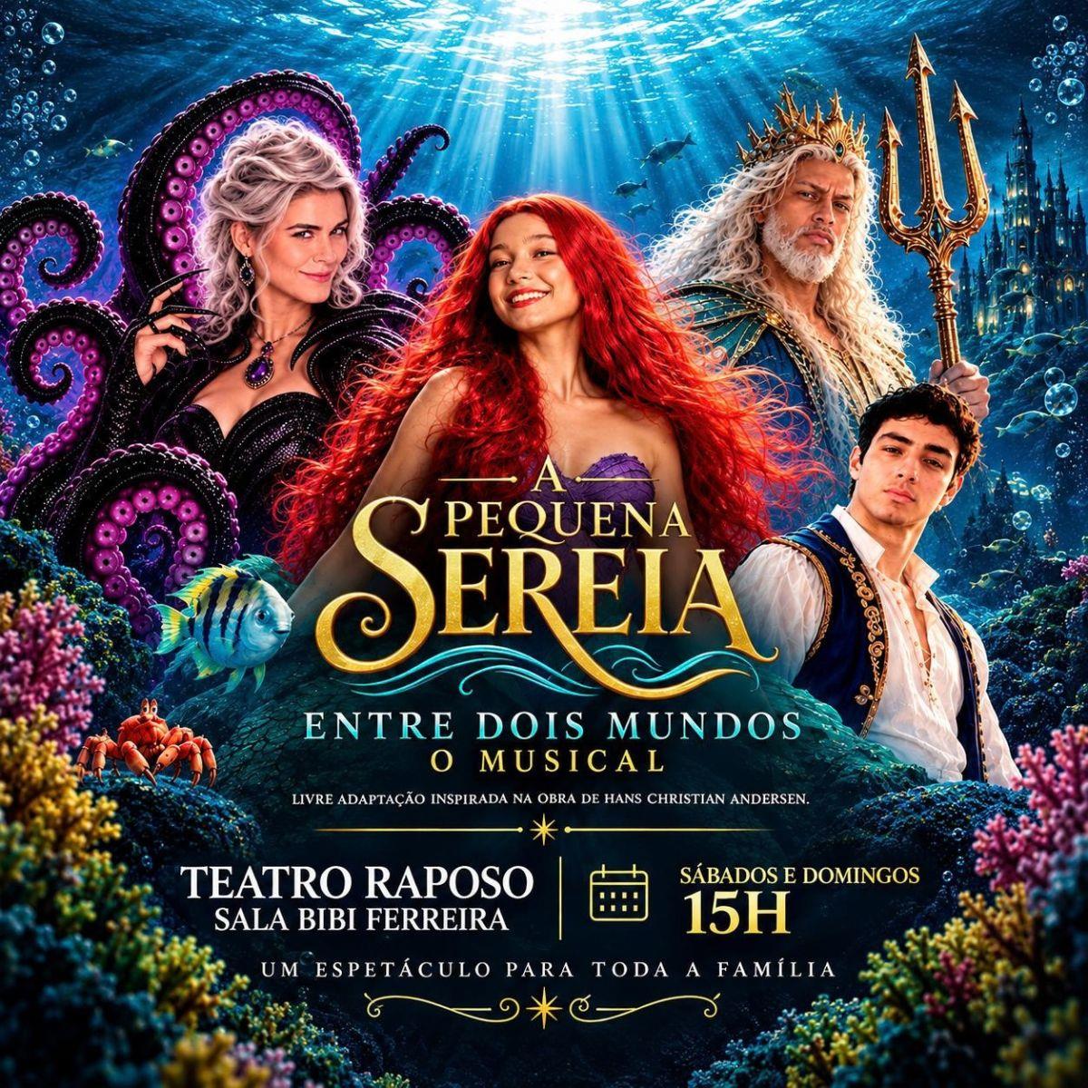 A Pequena Sereia - Entre os Dois Mundos no Teatro Raposo
